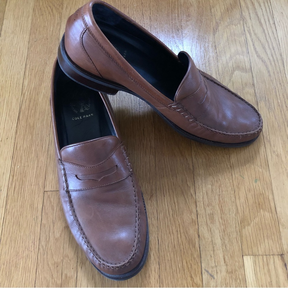 Cole Haan | Brown Leather Penny Loafer